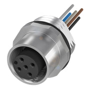 Balluff - Rundsteckverbinder, feldkonfektionierbar (Industriesteckverbinder) Flanschsteckverbinder BCC M455-000#BCC08M2