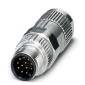 Phoenix Contact - Rundsteckverbinder, feldkonfektionierbar (Industriesteckverbinder) Steckverbinder SACC-MS-12PCON SCO 12-polig St/ger M12