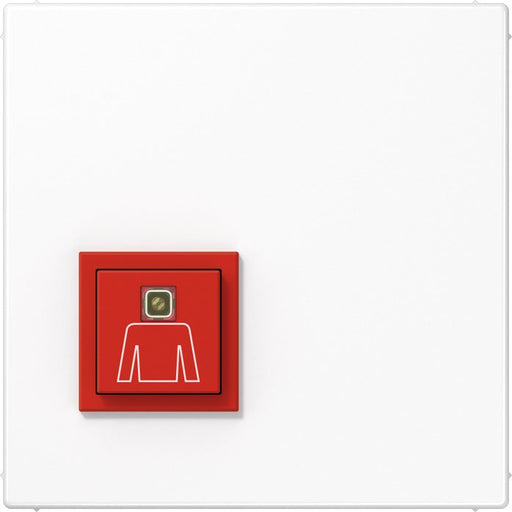 Jung - Behindertenelement für Installationsschalterprogramme Ruftaster aws NRS LS 0834 RT WW Schraubbefestigung