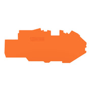WAGO - Abschluss- und Zwischenplatte für Reihenklemme Abschluss-/Zwischenplatte 2216-7792 1mm orange − 20 Stück