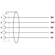 Phoenix Contact - Konfektioniertes Sensor-Aktor-Kabel Sensor-/Aktor-Kabel SAC-5P- 2,0-#1406149 − 50 Stück