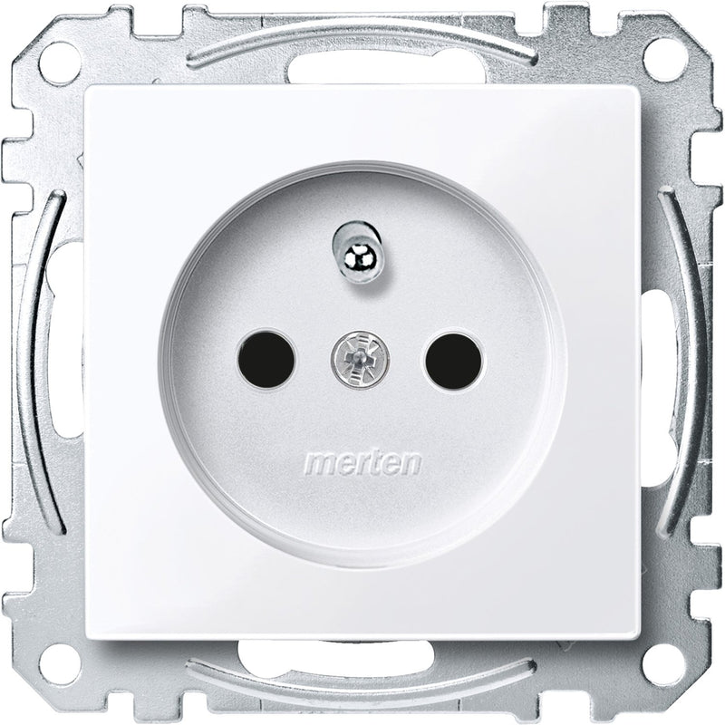 Merten - Steckdose aws/gl MEG2600-0325 Schuko.stift BRS