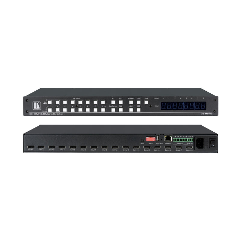 Kramer - Audio-/Misch-/Schaltpult 4K HDMI Matrix-Schalter VS-88H2 8x8