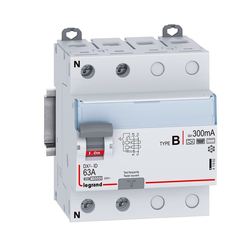 Legrand - Fehlerstrom-Schutzschalter Fehlerstromschutzschaler Legrand 411962 63A, 2-polig, 300mA