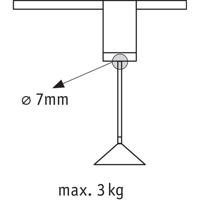 Paulmann - Mechanisches Zubehör/Ersatzteile für Leuchten Pendeladapter 954.94