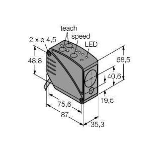 Turck - Optischer Abstandssensor Opto-Sensor LT3PILV Lichtschranke