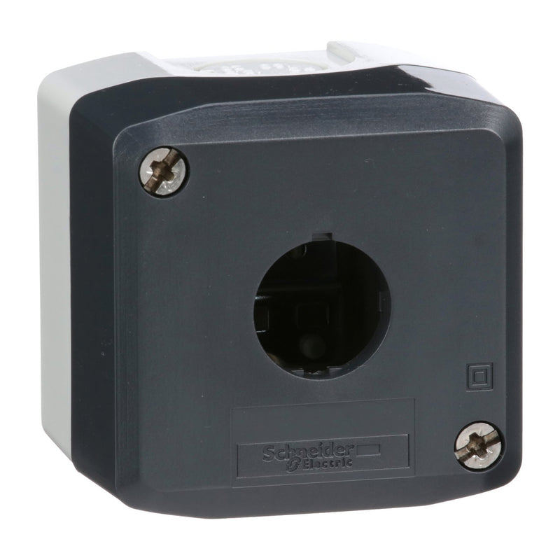 Schneider Electric - Gehäuse für Befehls- und Meldegeräte Leergehäuse 1Stelle XALD01 RAL 7035/7016
