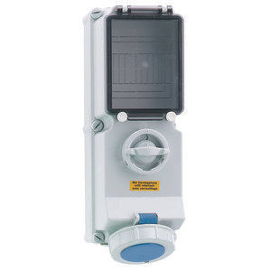 Bals Elektrotech - CEE-Steckdose abschaltbar, abgesichert (IEC 60309) Wandsteckdose abschaltbar 17175 verriegelt abgesich