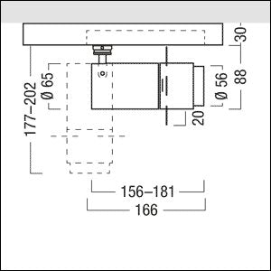 Zumtobel Group - Downlight/Strahler/Flutlicht LED - Strahler (Projektion) SUP2 L PRO #60715052 4000K