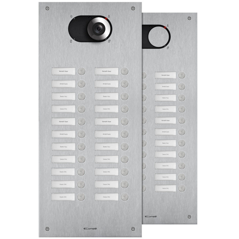 Comelit - Türstation für Türkommunikation Frontplatte Switch IX0222 22 Teiln. 2-reih.V4A