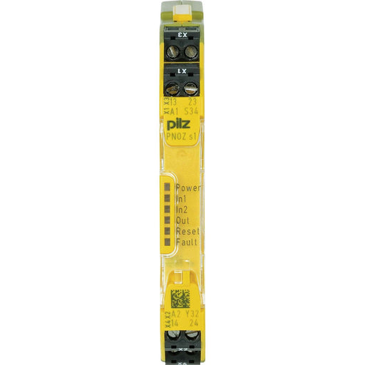 Pilz - Gerät zur Überwachung von sicherheitsgerichteten Stromkreisen Not-Aus-Schaltgerät PNOZ s1 #750101 24VDC 2 n/o