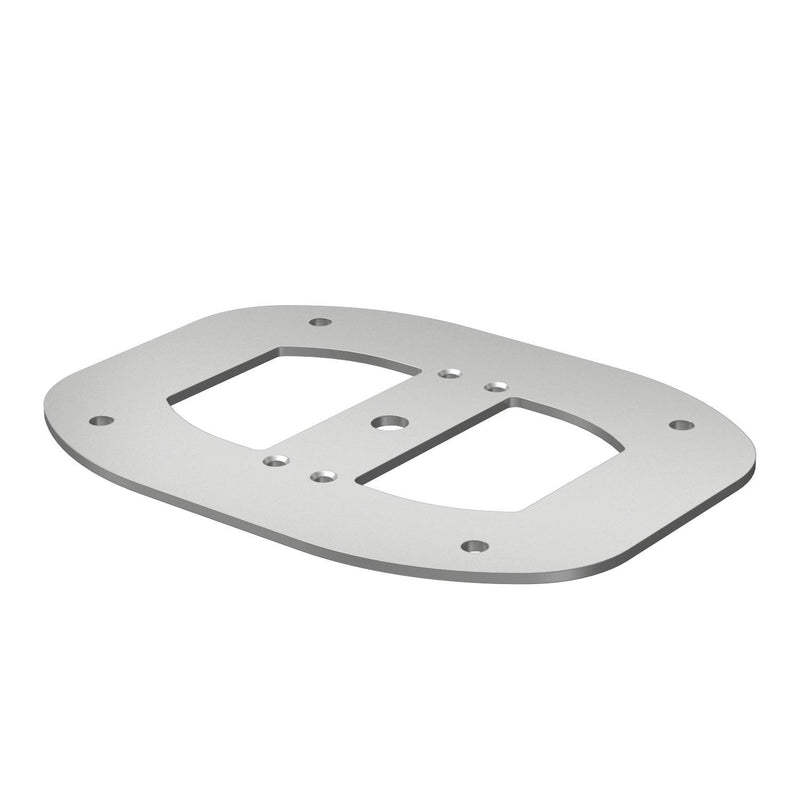 OBO Bettermann - Sockel für Installationssäule Bodenplatte ISSBPDM45WA 185x135x3mm