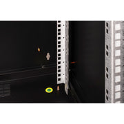 DIGITUS - Netzwerk-/Serverschrank Wandgehäuse Unique Serie DN-19 20U-6/6-SW 600x600mm (BxT)