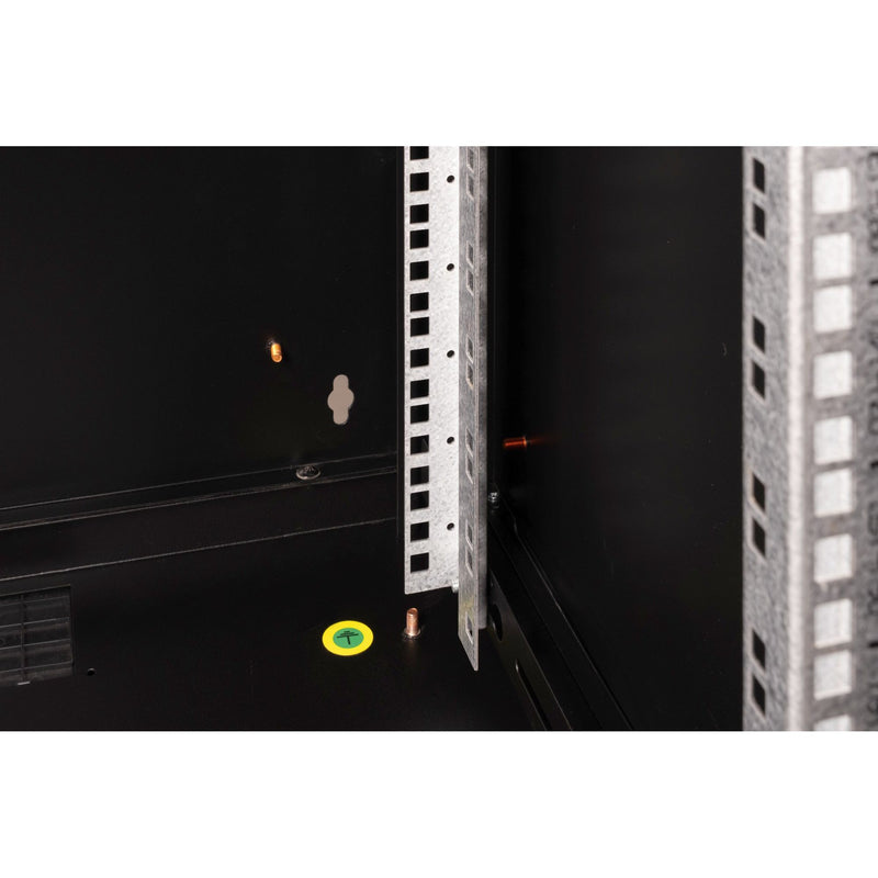 DIGITUS - Netzwerk-/Serverschrank Wandgehäuse Unique Serie DN-19 20U-6/6-SW 600x600mm (BxT)