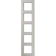 Peha - Abdeckrahmen Rahmen 5-fach D 20.675.222.702 Metall titan-alu
