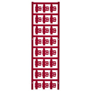 Weidmüller - Kabelmarkierungssystem Leitermarkierer SFC 2.5/21 MC NE RT 21x9,3mm,rot − 120 Stück