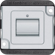 Merten - Installationsschalter Aus/Wechsel-Kontr.schalter MEG3106-7060 1-polig, mattsilber