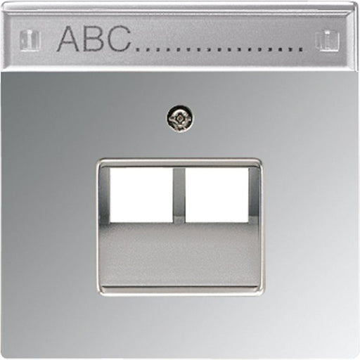 Jung - Einsatz/Abdeckung für Kommunikationstechnik Abdeckung gl.chr GCR 2969-2 NAUA für IAE/UAE-Dose