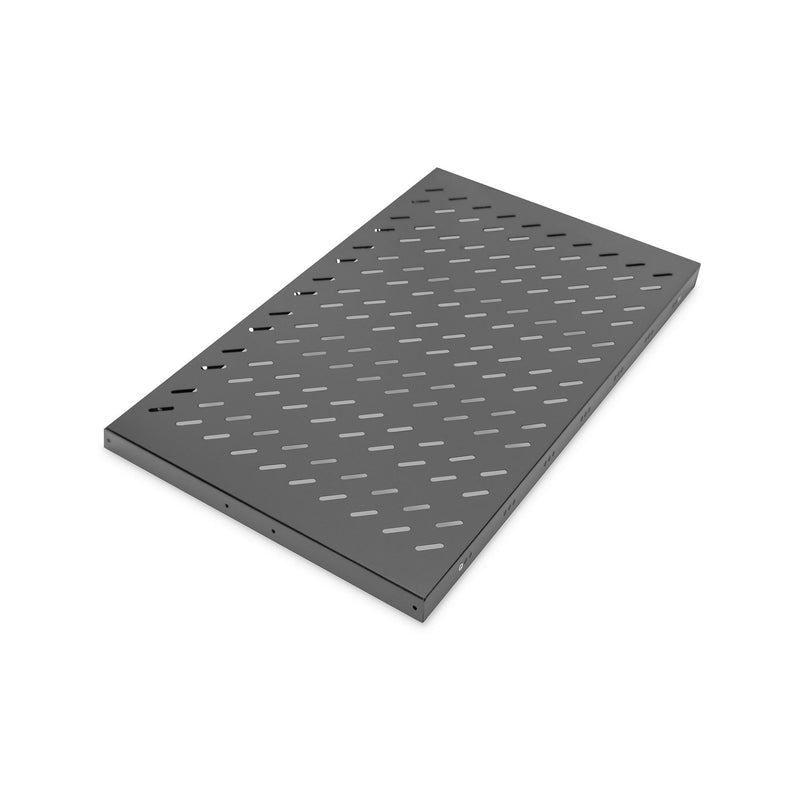 DIGITUS - Komponente für den Ausbau (Schaltschrank) Fachboden 482,6mm (19") DN-19 TRAY1-1000-ECB 1HE, sw, ausziehbar