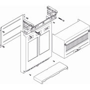 ABN - Verteilerfeld für Installationsverteiler ESPRO-Modul MT1380 tief BxH:250x450mm