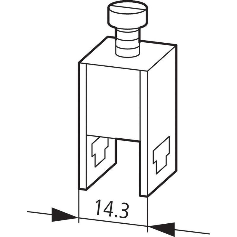 Eaton - Sammelschienenklemme Hauptstromklemme AK35 max.35qmm − 50 Stück