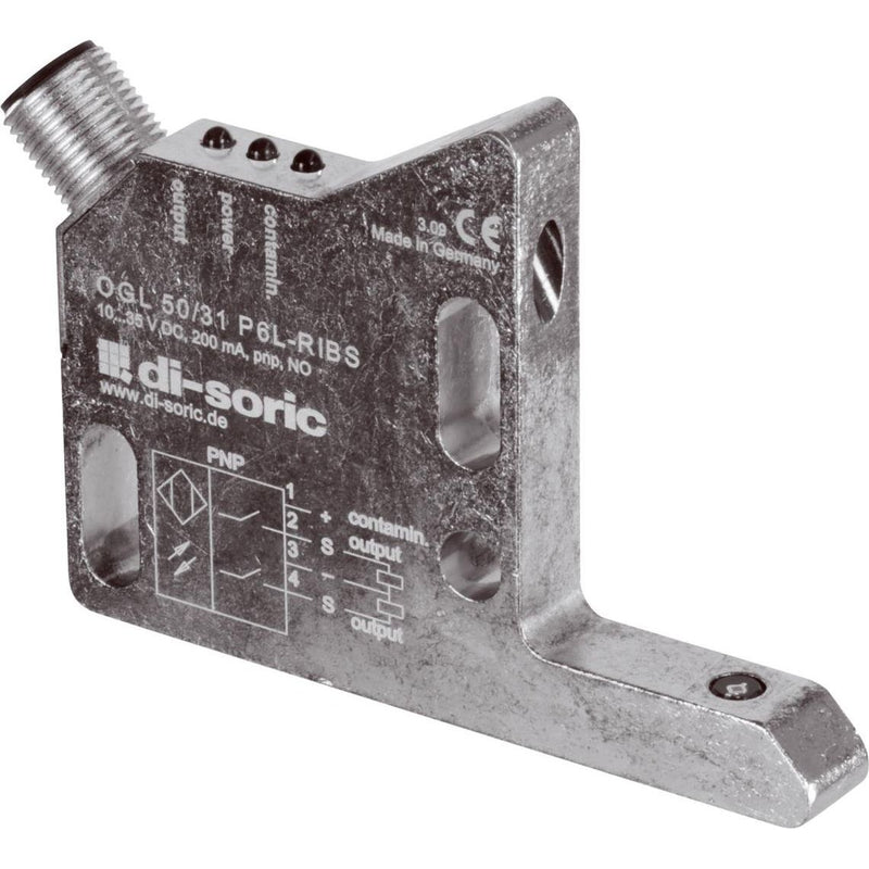Di-soric - Gabellichtschranke Hochl.-Winkellichtschranke OGL 50/31 P6L-RIBS 50/31mm