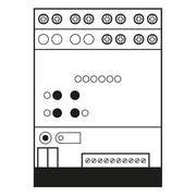 Jung - Bussystem-Mehrfach Bediengerät KNX Multistation 23066 REGHE − 1 Stück