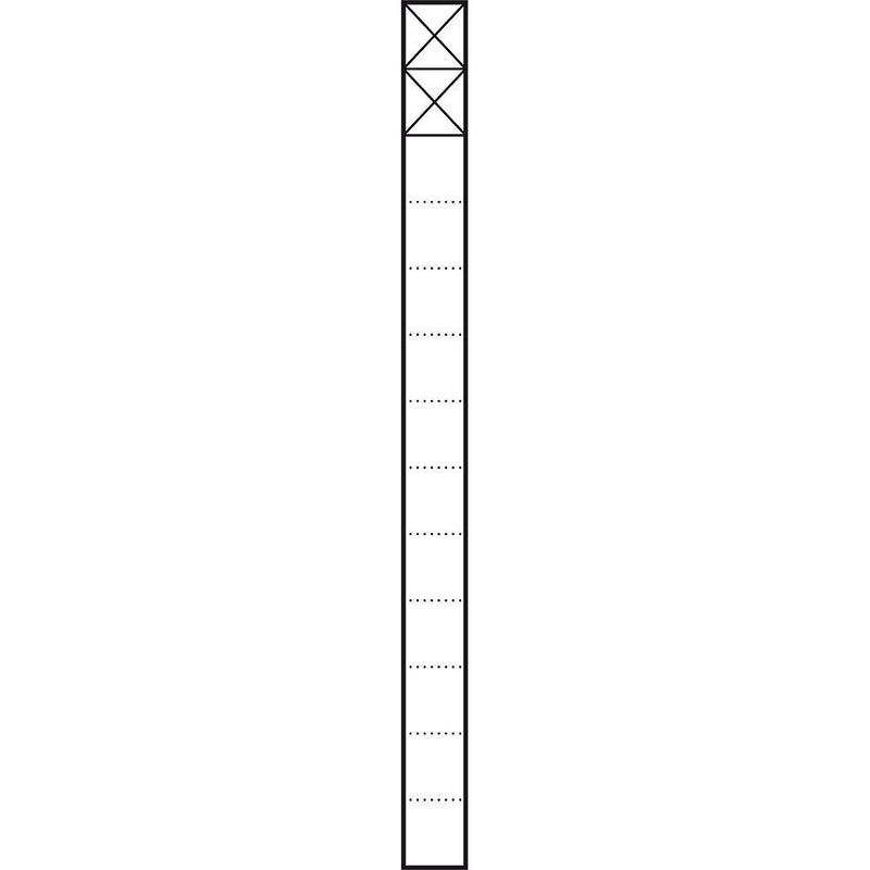 Siedle&Söhne - Kommunikations-Säule Kommunikations-Stele KSF 613-2 SM 1,3m sil/met 2Mod