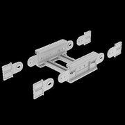 Unex - Verbinder für Kabeltragsystem Gelenkbogen vertikal 67432-04 135x400 aus U23X