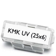 Phoenix Contact - Kabelmarkierungssystem Kabelmarkerträger KMK UV (25X6) transparent, 25x6mm − 100 Stück