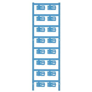 Weidmüller - Kabelmarkierungssystem Leitermarkierer SFC 3/12 MC NE BL 12x12,5mm,blau − 80 Stück