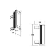 Brumberg Leuchten - Decken-/Wandleuchte LED-Wallwasher 60871647 2700K