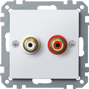 Merten - Einsatz/Abdeckung für Kommunikationstechnik Steckdose pws MEG4350-0419 für Audio Anschluss