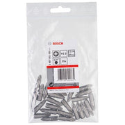 Bosch - Bit Schrauberbit Extra-Hart PZ 2607001560 2, 25 mm, 25er-Pack