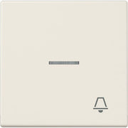 Jung - Abdeckung/Bedienelement für Installationsschalterprogramme Wippe Symbol KLINGEL ws LS 990 KO5 K für beleuchtb.Taster
