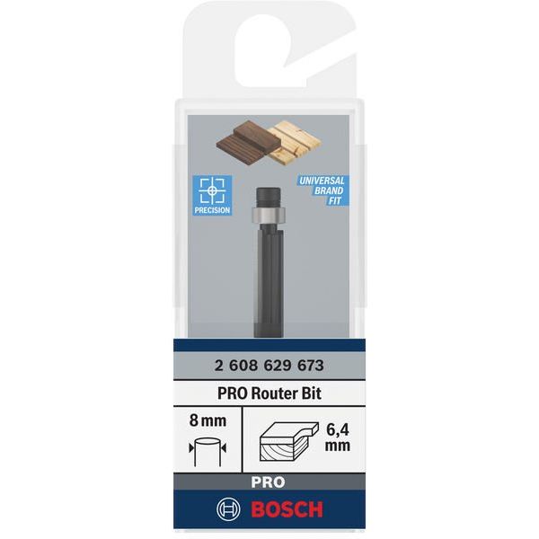 Bosch - Fräser PRO Bündigfräser mit 2608629673 untenliegendem