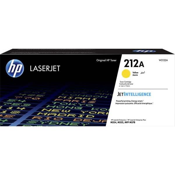 HP - Verbrauchsmaterial für Telefax/Drucker/MFC Lasertoner W2122A gelb 4.500Seiten,gelb