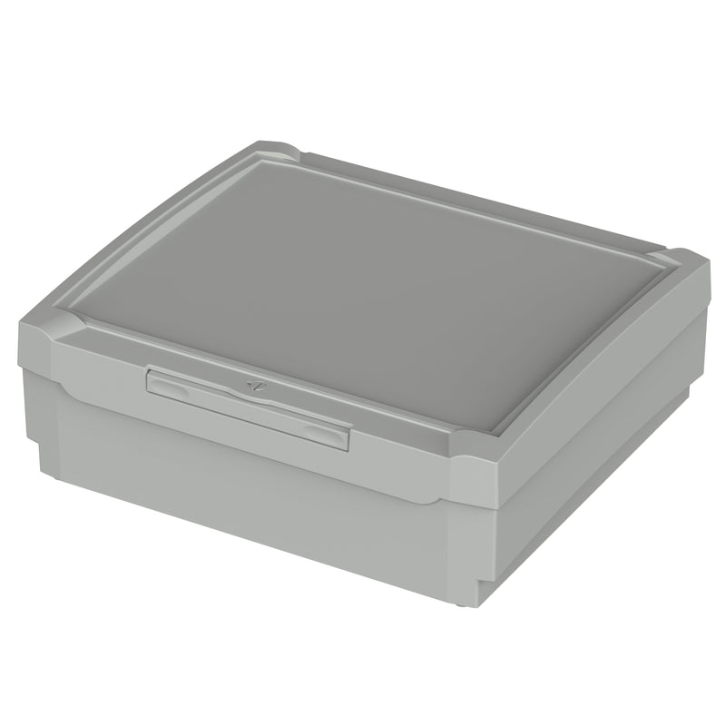 Bopla - Komponente für den Ausbau (Schaltschrank) Gehäuseoberteil BCD 310 SET 14-7035 flach IP65