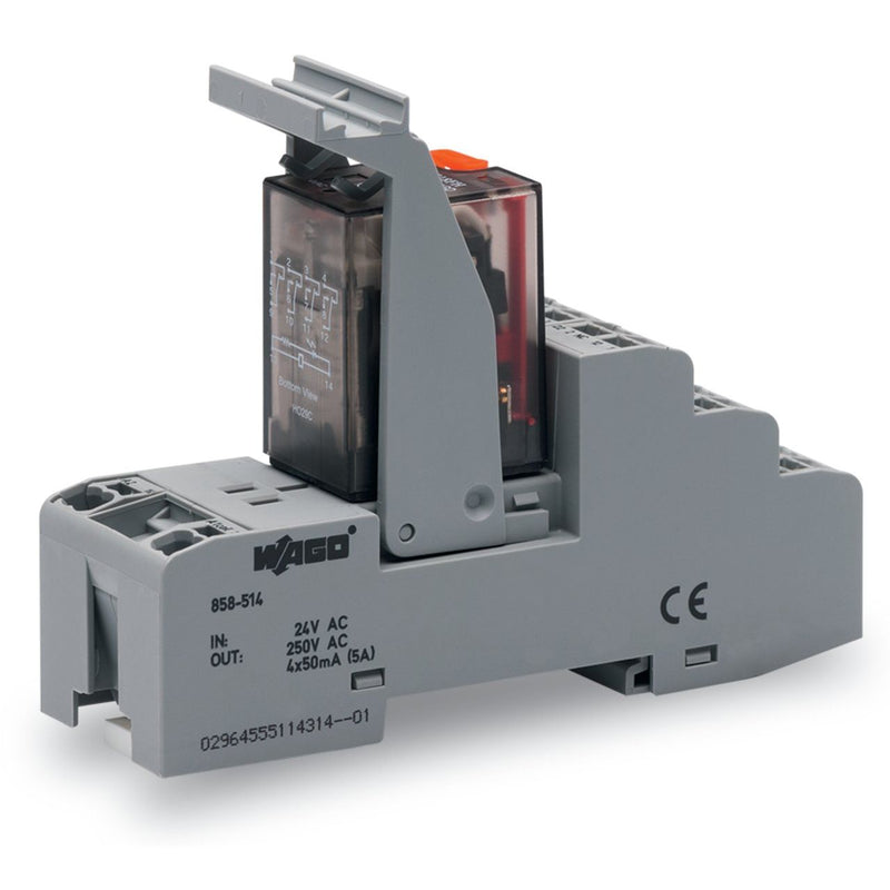 WAGO GmbH & Co. KG - Schaltrelais Relaismodul 858-517 AC 115 V,4 Wechsler − 5 Stück