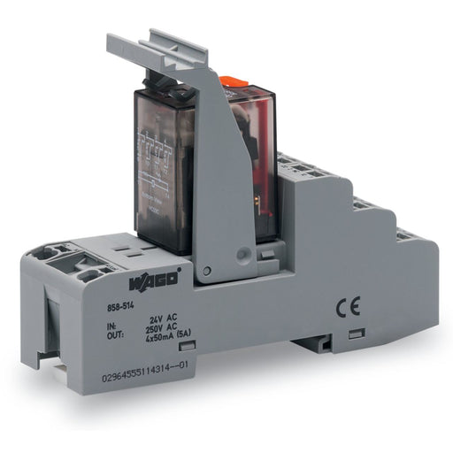 WAGO GmbH & Co. KG - Schaltrelais Relaismodul 858-517 AC 115 V,4 Wechsler − 5 Stück