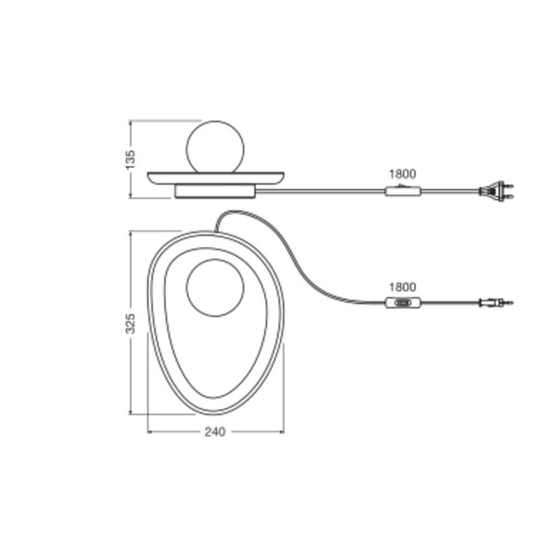Ledvance - Tischleuchte Tischleuchte G9 Decor #4058075841123 braun