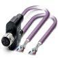 Phoenix Contact - Konfektioniertes Sensor-Aktor-Kabel Bussystem-Kabel SAC-5PY-F/2X10,0-920