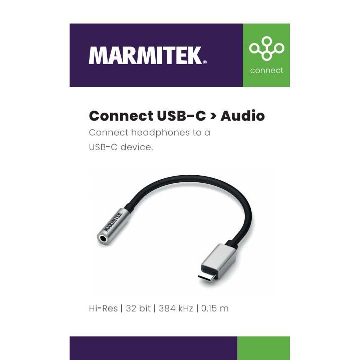 MARMITEK - Zubehör/Ersatzteile für Unterhaltungselektronik Adapter USB Typ C MARMITEK ConUSB-C/Au zu Audio 3,5 mm jack