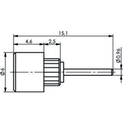 Telegärtner - Koax-Steckverbinder MCX-Einpressbuchse 50Ohm 100025003 mit Lötstift − 5 Stück
