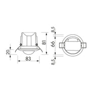 BEG Brück Electronic - Bewegungsmelder/Präsenzmelder komplett Bewegungsmelder PD3N-1C-NO-PF-DE