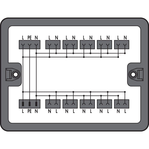 WAGO - Kompaktverteiler für steckbare Gebäudeinstallation Verteilerbox 899-631/477-000 230 V