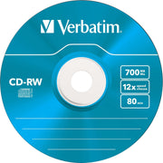 Verbatim - Speichermedium digital CD-RW 80Min/700MB/8-12 43167 (VE5) Slimcase (5 Disc)