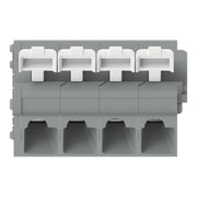 WAGO - Leiterplattenklemme Klemmleiste 256-404 0,08-2,5qmm grau,4po − 200 Stück