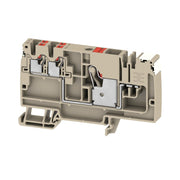 Weidmüller - Durchgangs-Reihenklemme Klemme AAP12104X2.5LOLIDLRD PUSH IN, 10 − 20 Stück