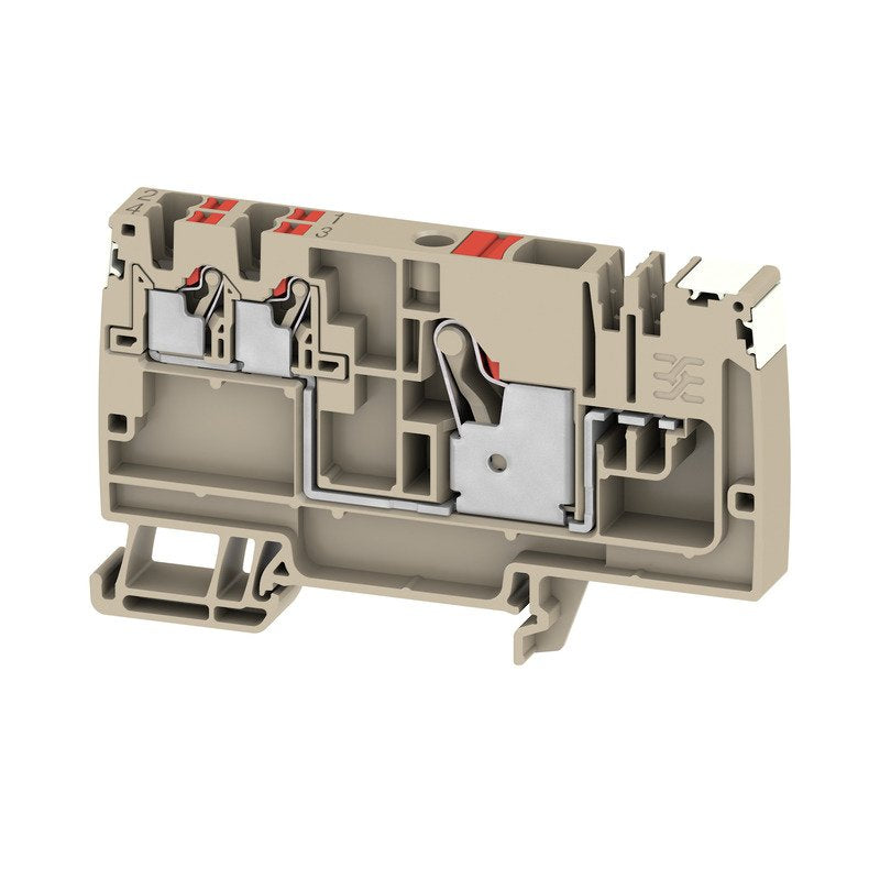 Weidmüller - Durchgangs-Reihenklemme Klemme AAP12104X2.5LOLIDLRD PUSH IN, 10 − 20 Stück